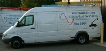Williamsburg Electrical Services Van